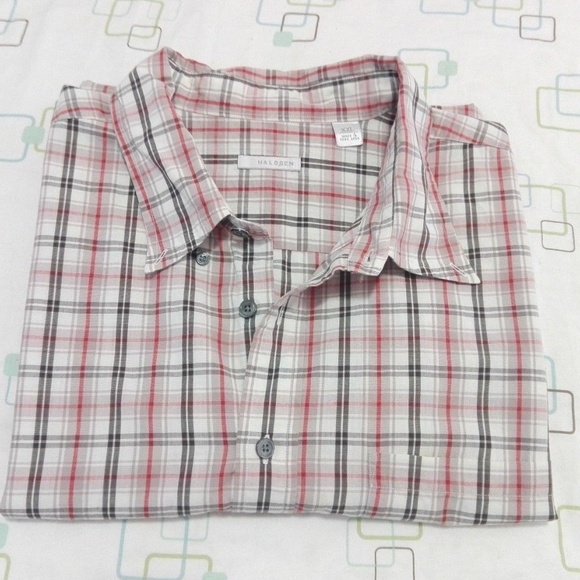 Halogen Shirt Men 2XL XXL Colorful Plaid - Picture 6 of 7